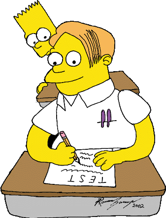 Homer cheating 